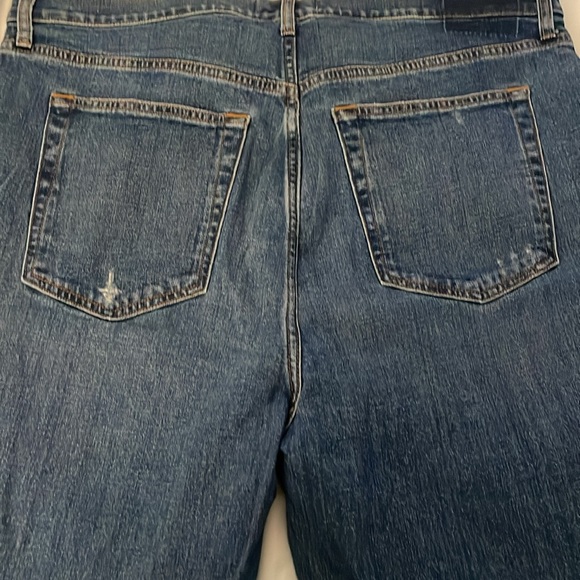 Abercrombie & Fitch Curve Love Ankle Straight Ultra High Rise jeans size 35 - Picture 8 of 9